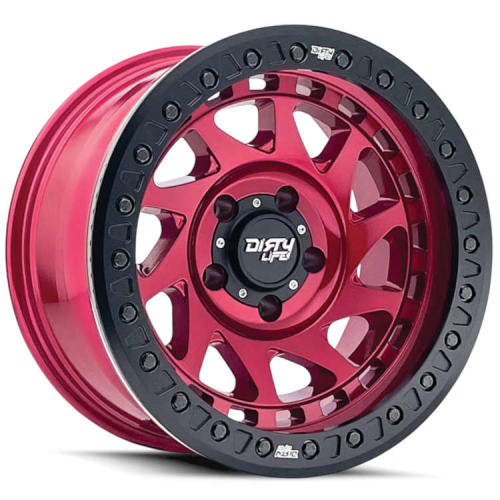 Dirty Life Enigma Race Red Black 17x9 -38mm