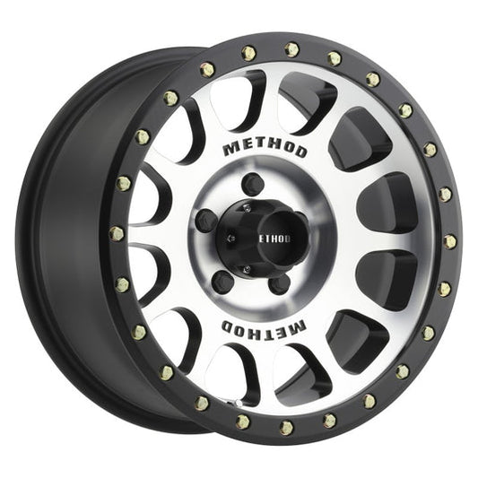 Method | MR305 NV 18x9 0mm Offset 5x150 116.5mm CB Machined/Black Street Loc Wheels