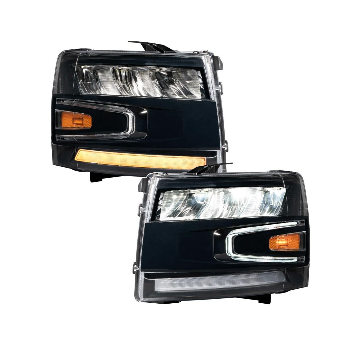 2007-2013 Chevrolet Silverado Form Lighting LED Reflector Headlights