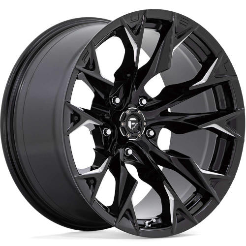 Fuel Flame 5 Black Milled 24x12 -44mm
