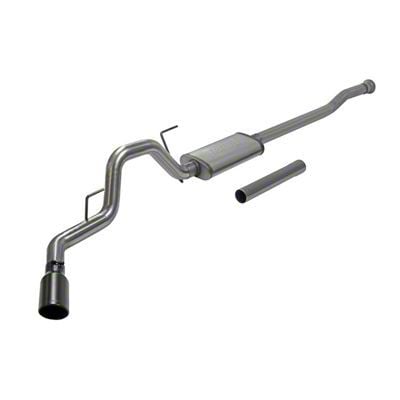 Flowmaster FlowFX Single Exhaust System with Black Tip; Side Exit (21-23 3.5L EcoBoost F-150, Excluding Raptor & Tremor)