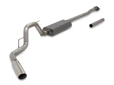 Flowmaster Force II Single Exhaust System; Side Exit (15-20 3.5L EcoBoost F-150, Excluding Raptor & 19-20 F-150 Limited)