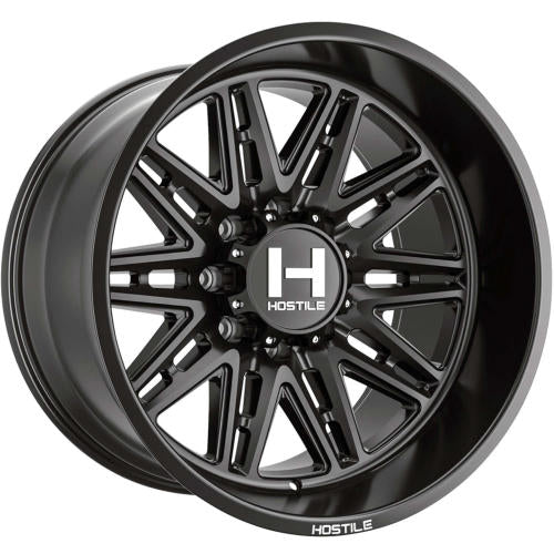 Hostile H126 Satin Black 24x14 -76mm