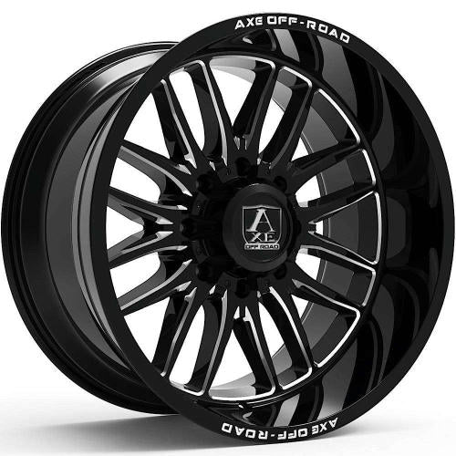 Axe Offroad Hades Black Milled 20x9.5 +15mm