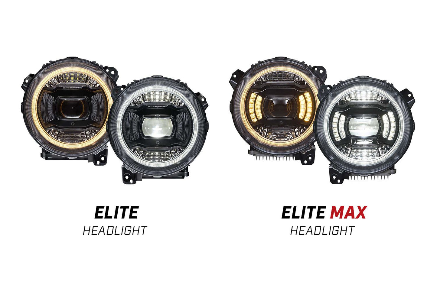 Diode Dynamics Elite LED Headlights 2018-2023 JEEP JL Wrangler / 2020-2023 Gladiator
