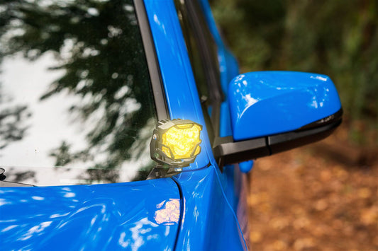 MORIMOTO 4BANGER LED A-PILLAR SYSTEM/DITCH LIGHTS: TOYOTA TACOMA (2016-2022)