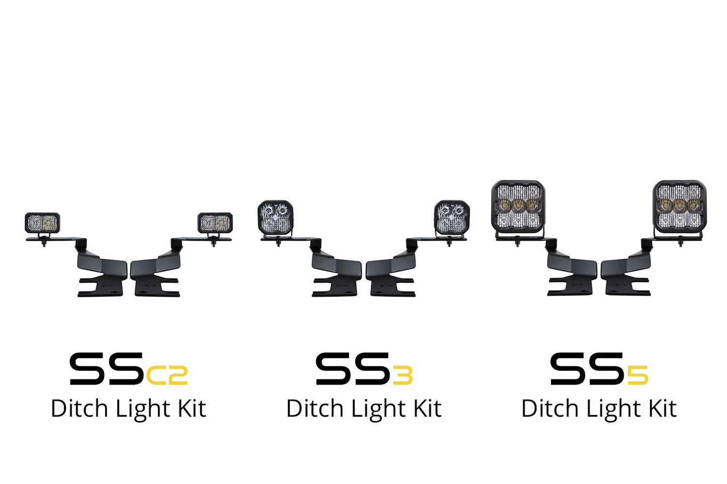 Diode Dynamics LED Ditch Light Kit: 2017-2022 Ford F250/F350 Super Duty