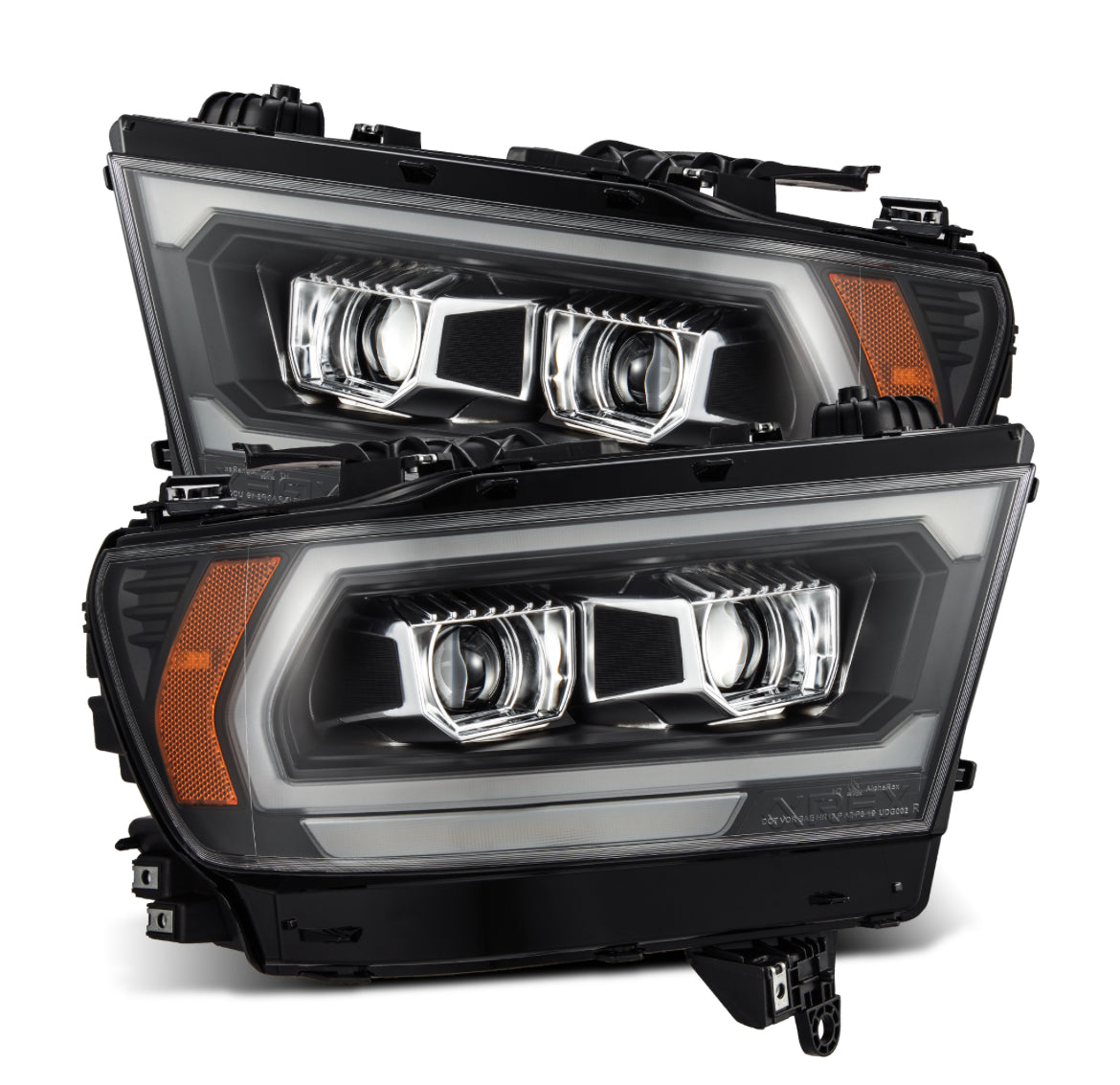 AlphaRex Pro-Series Gen2 Halogen Headlights: Dodge Ram 1500 (2019-2023)