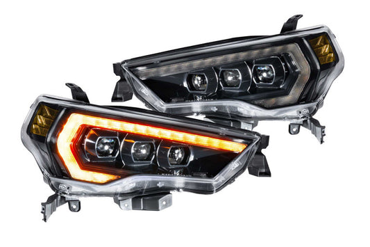 Morimoto XB LED Projector Headlights Amber DRL: Toyota 4Runner 2014-2023