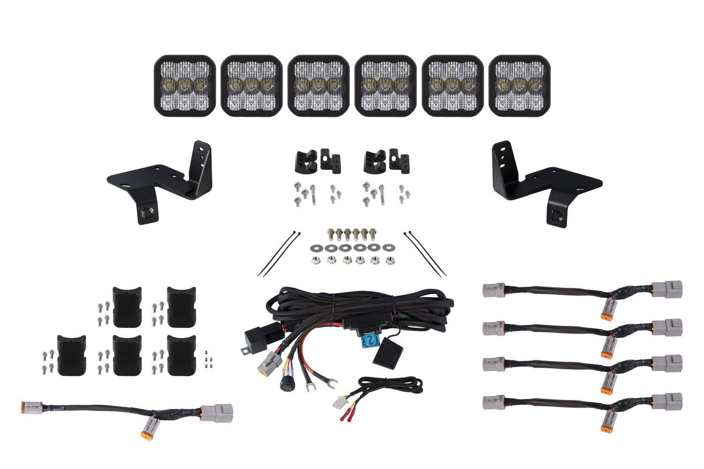 Diode Dynamics SS5 CrossLink LED Lightbar Kit: 2020-2022 Ford F250/F350 Super Duty