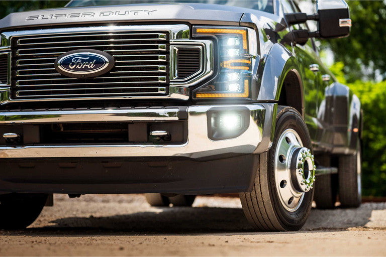 MORIMOTO 4BANGER LED FOG LIGHTS: FORD SUPER DUTY F250/F350 (2017-2022)