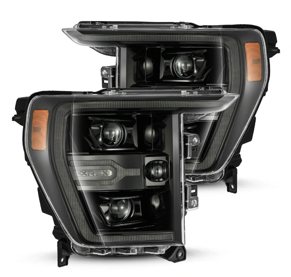AlphaRex Luxx Series LED DRL LED Projector Headlights: Ford F150 (2021-2023)