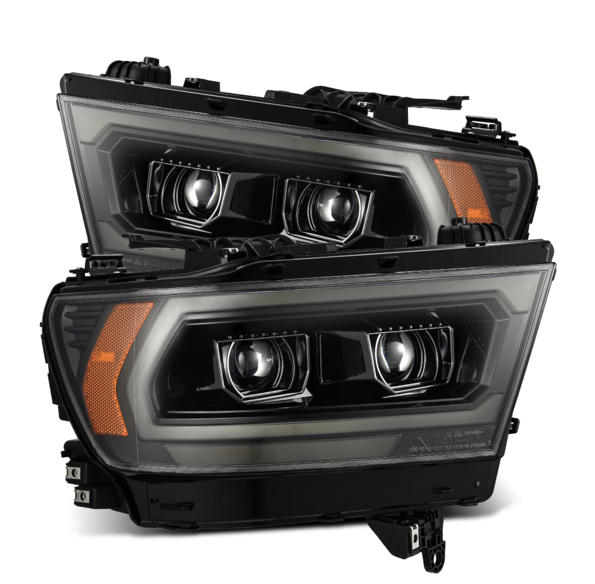 AlphaRex Pro-Series Gen2 Halogen Headlights: Dodge Ram 1500 (2019-2023)