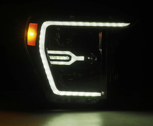 AlphaRex Luxx Series LED DRL LED Projector Headlights: Ford F150 (2021-2023)