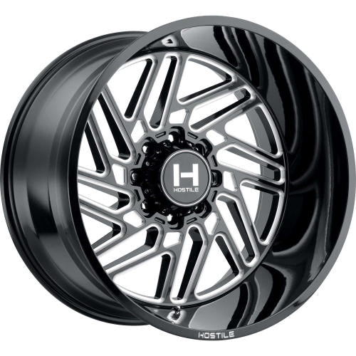 Hostile Jigsaw Black Milled 22x12 -55mm