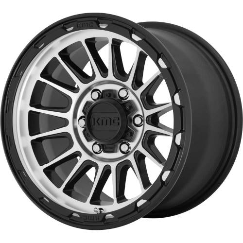 KMC KM542 Black Machined 17x8 +35mm