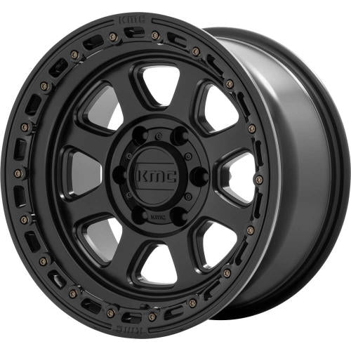 KMC KM548 Satin Black 17x9 -12mm