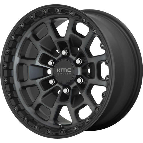 KMC KM718 Black Gray 16x8 0mm