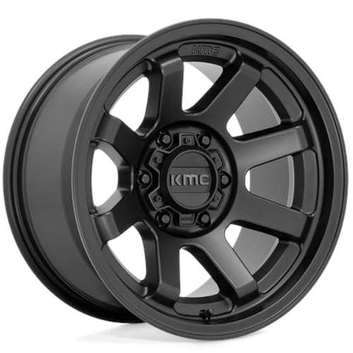 KMC KM723 Satin Black 17x8.5 0mm