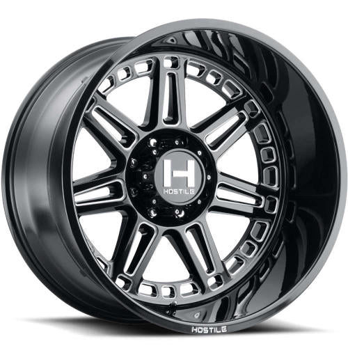 Hostile Lunatic Black Milled 24x14 -76mm