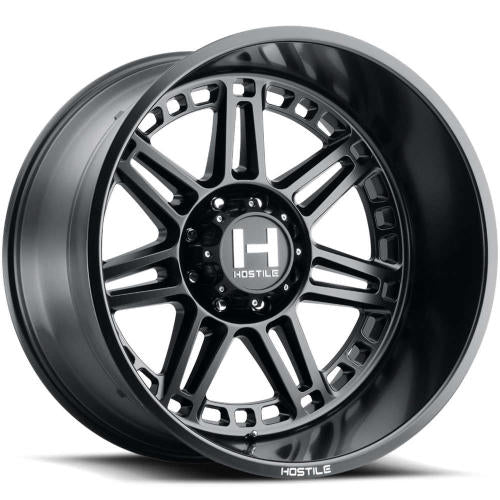 Hostile Lunatic Satin Black 20x10 -19mm