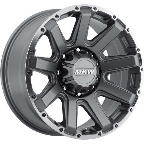 MKW Offroad M94 Gray 17x9 +10mm