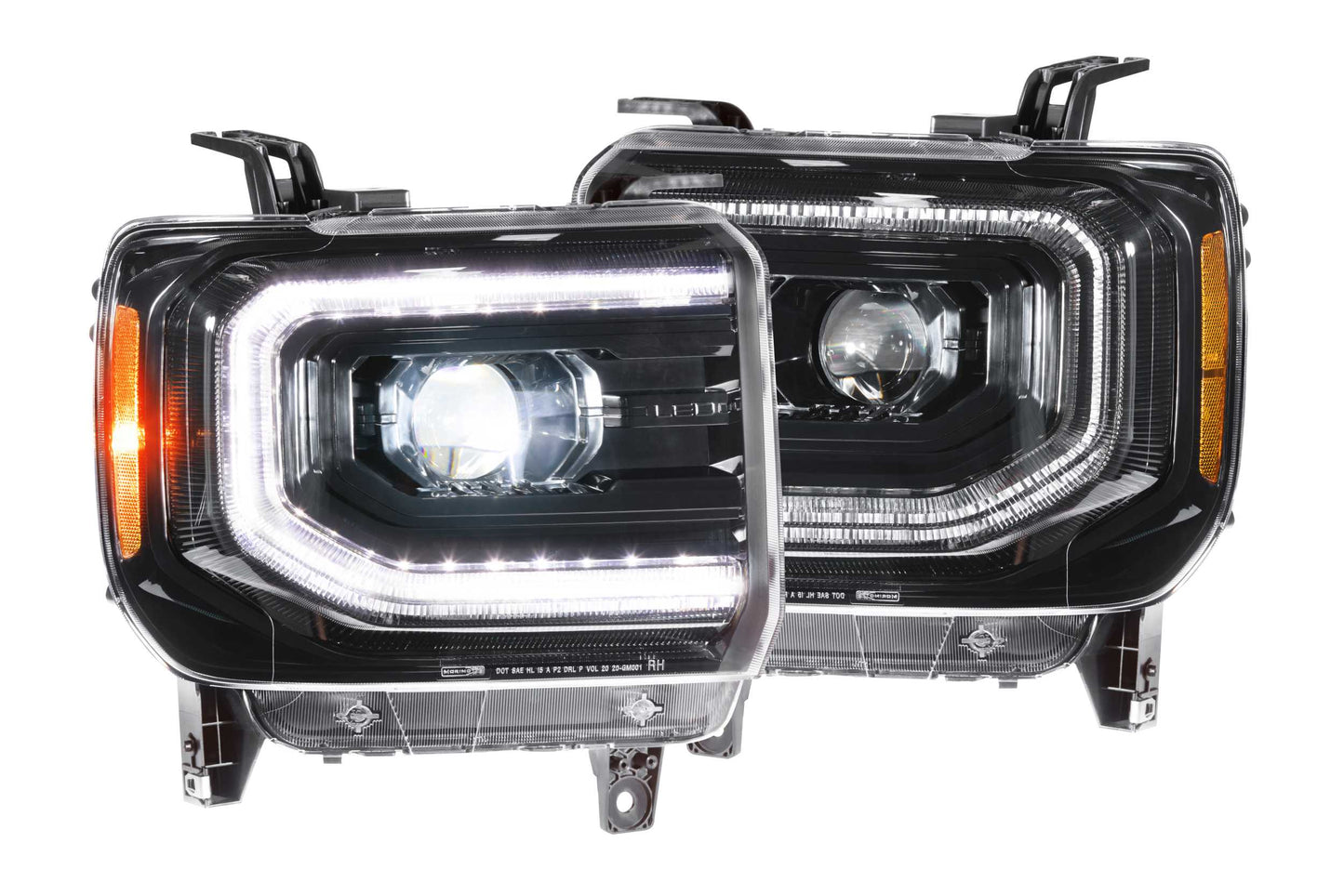 Morimoto XB LED Projector Headlights: GMC Sierra 2014-2018