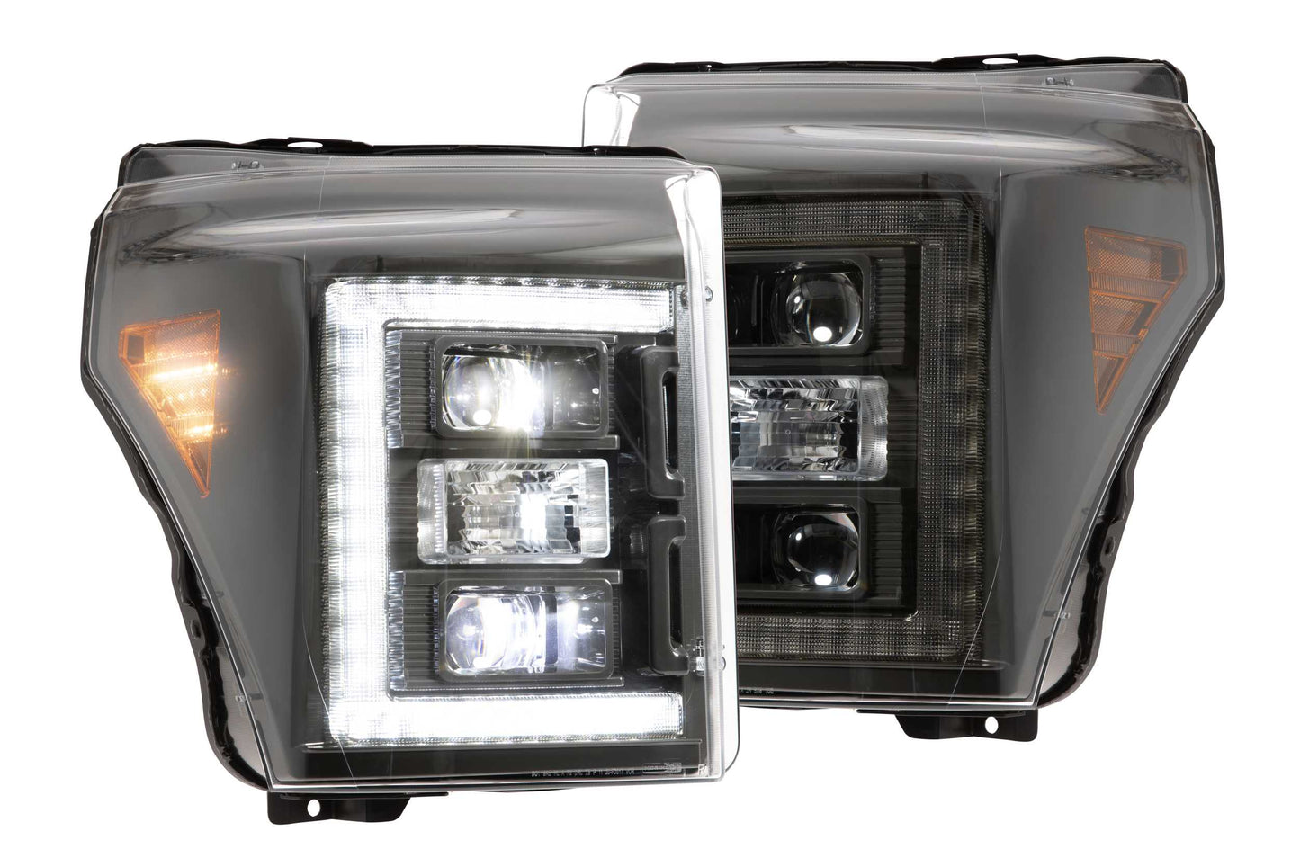 Morimoto XB Hybrid LED Projector Headlights: Ford F250/F350/F450 Super Duty 2011-2016