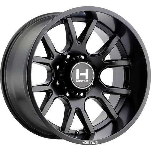 Hostile Rage Black 20x9 +12mm