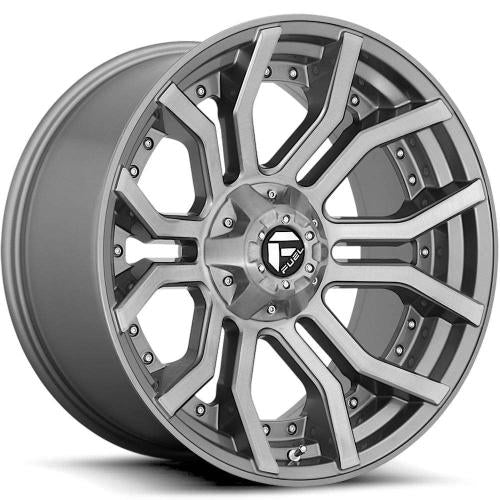 Fuel Rage Gray 20x9 +1mm