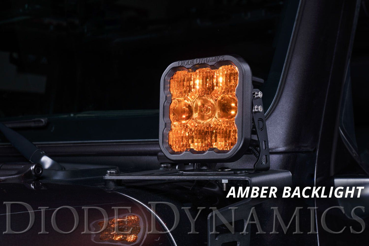 Diode Dynamics SS5 Yellow LED Pods (Set) Universal